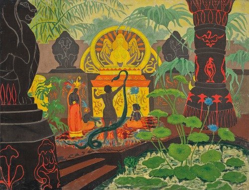 Temple de vaudou ou La charmeuse de serpent (1901)