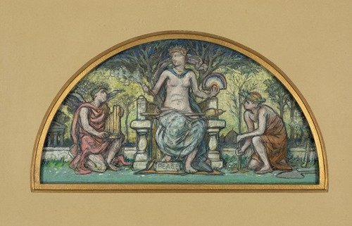 Study for Peace and prosperity (1895)