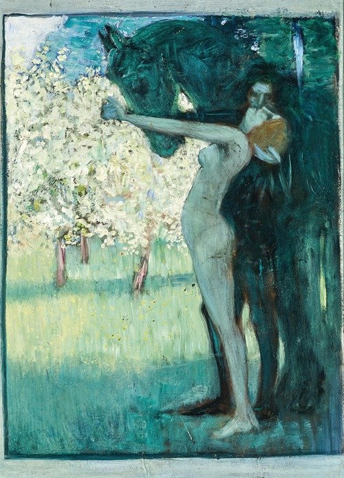 Ritter und Dame (Sir Lancelot und Guinevere) (1902)