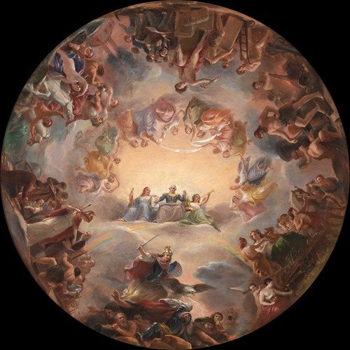 Study for the Apotheosis of Washington in the Rotunda of the United States Capitol Building (ca. 1859-1862)