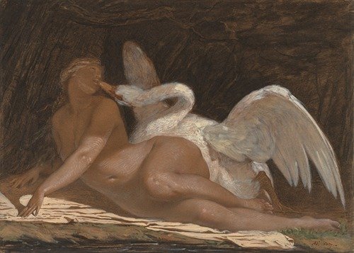 Leda and the Swan (c. 1846–83) — Adolphe Yvon