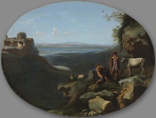 Mercury and Argus in a Landscape (c. 1635)