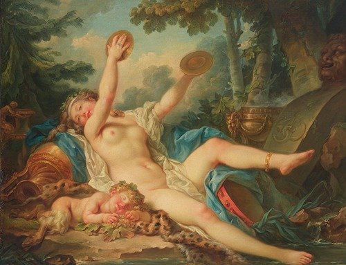 Reclining Bacchant Playing The Cymbals (1776)
