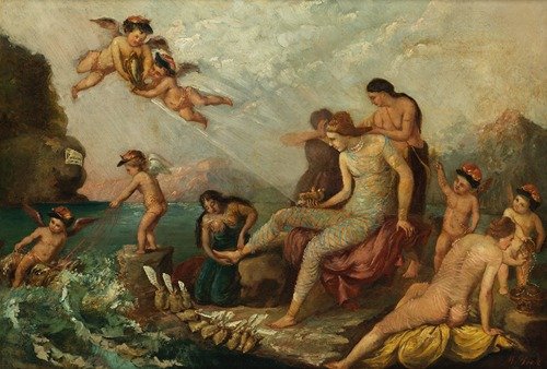 Wassernymphen mit Putti (1893)