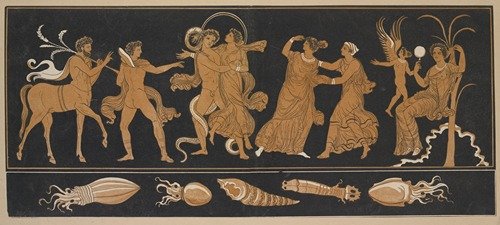 Greek mythological figures.