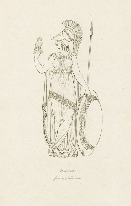Minerva, from a fictile vase (1812)