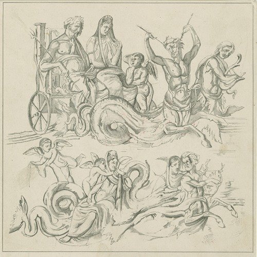 Neptune and Amphitrite in marriage cart (1872 – 1887)