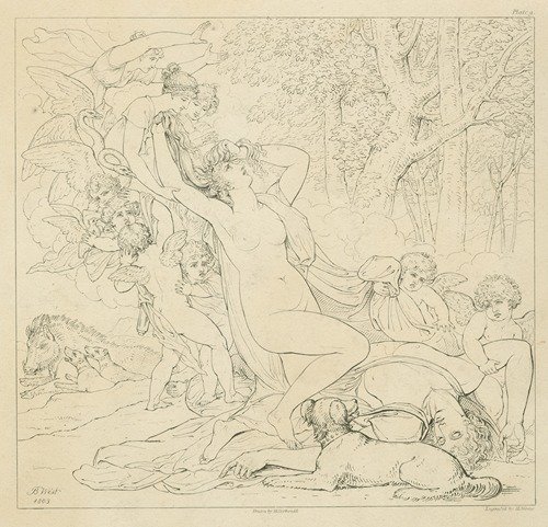 The despair of Venus over the dead body of Adonis (1803 – 1811)