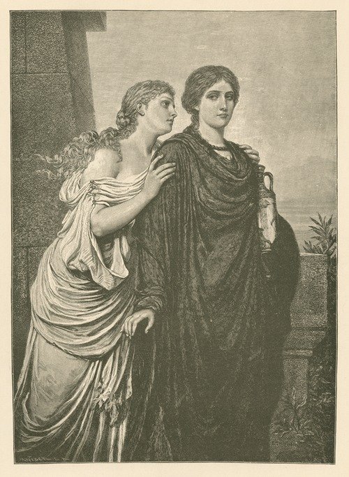 Antigone and Ismene (1892)