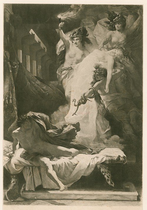 Orestes pursued by the Furies (1878)