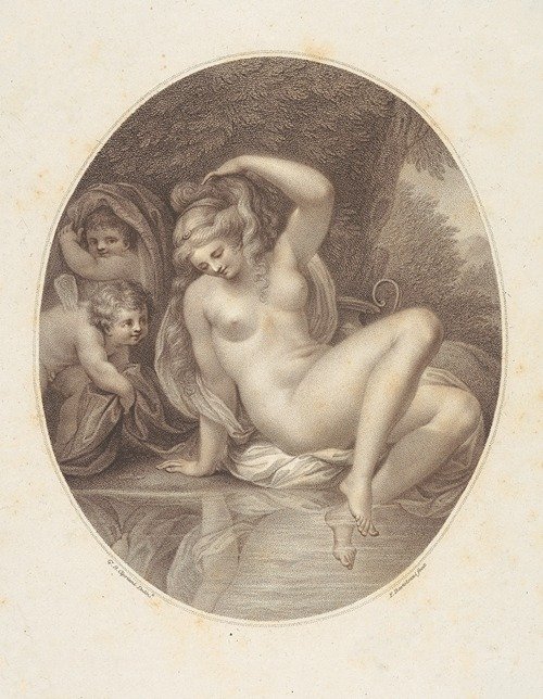 Cupids And Diana Bathing (1788)