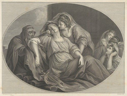Death of Dido — Giovanni Battista Cipriani