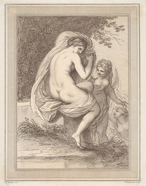 Nymphs And Diana Bathing (1787)