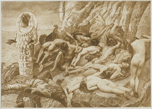 Diana of Ephesus and the slaves (1901) — Giulio Aristide Sartorio