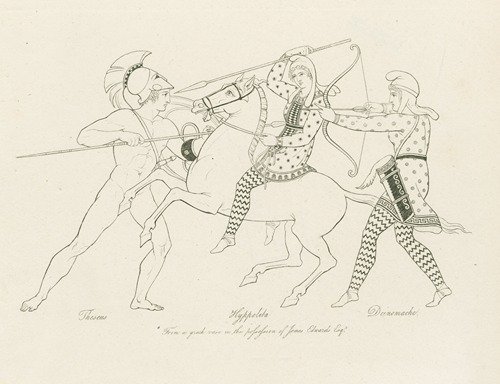 Theseus, ; Hyppolita ; Deinomache (1812)