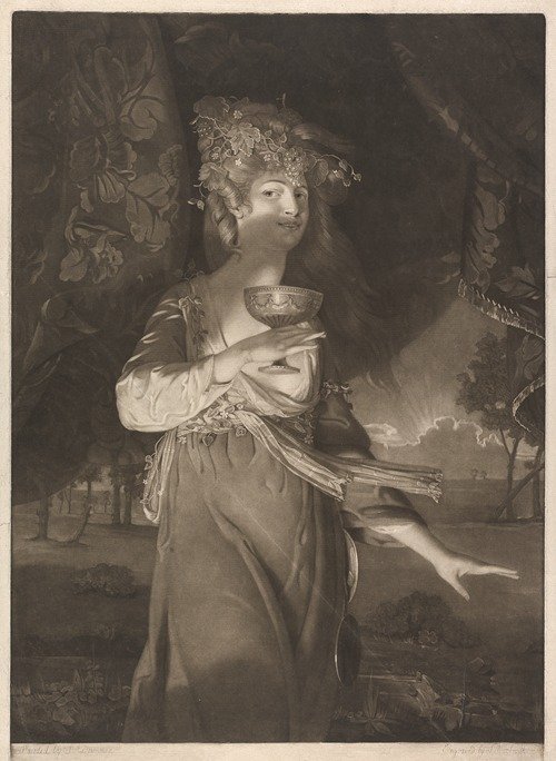 A Priestess of Bacchus (Anne Catley) (ca. 1779)