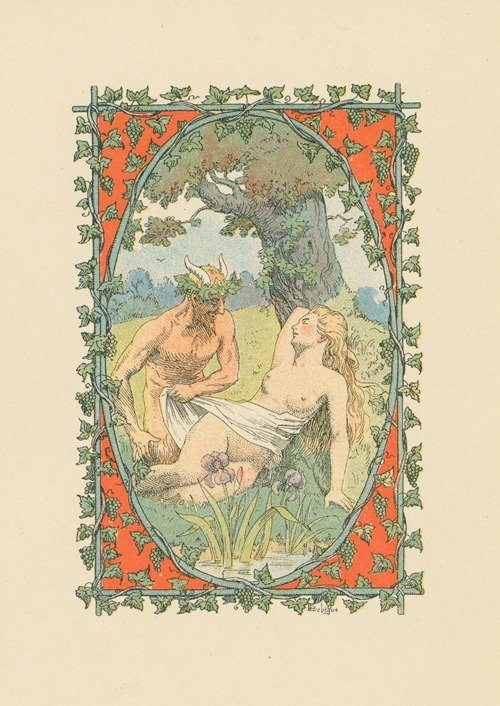 Nymph and satyr (1909)