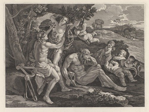 Apollo and Daphne (1667) — François Chauveau