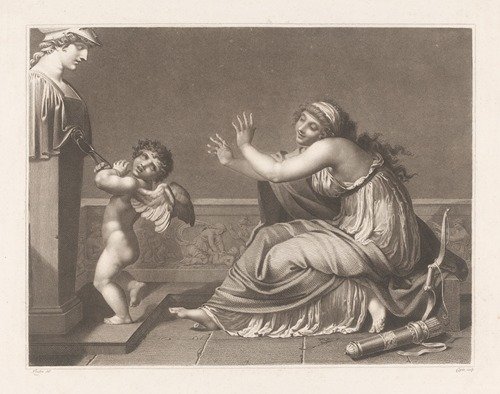 Cupid kept in check by reason (1774-1799)