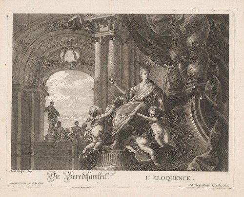Allegory of eloquence — Jakob Wangner