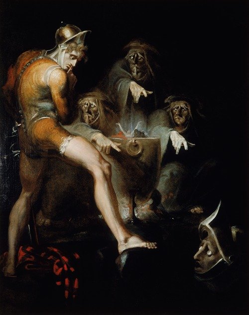 Macbeth consulting the vision of the armed head (1793)