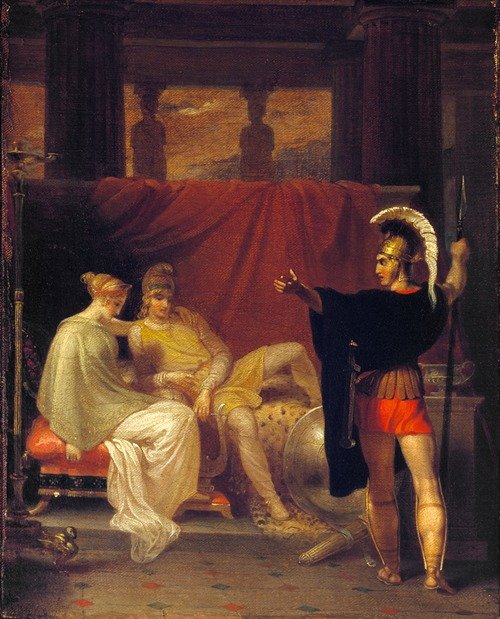 Hector reproving Paris (1808)