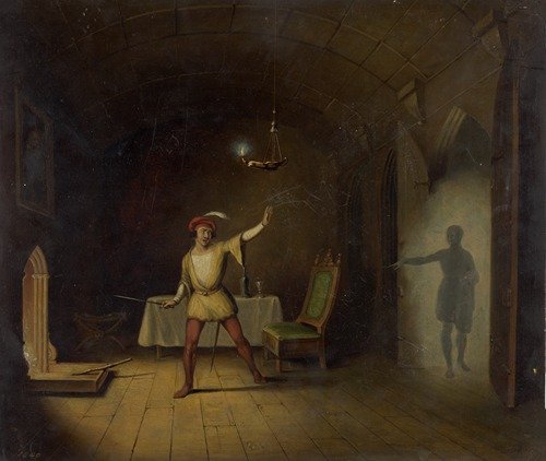 Hamlet and Ghost (1840)