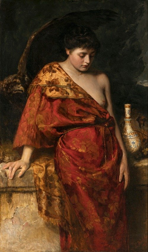 Hebe mit Zeus als Adler (1887)