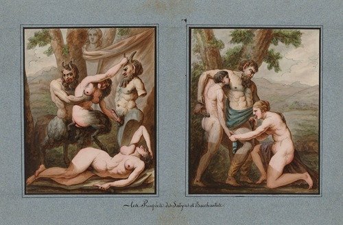 Les Priapées des Satyres et Bacchantes