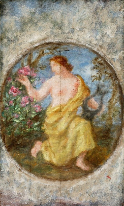 Allegory of music or poetry (1929) — Józef Pankiewicz