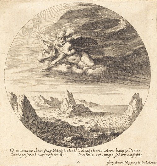 God Creating Order from Chaos (1665)