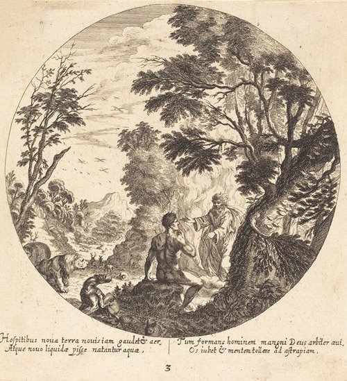 God Creating Man (1665)