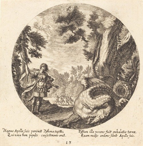 Apollo Killing the Python (1665)