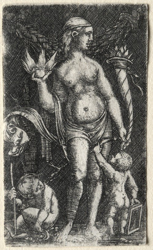 Venus between two cupids (1520)