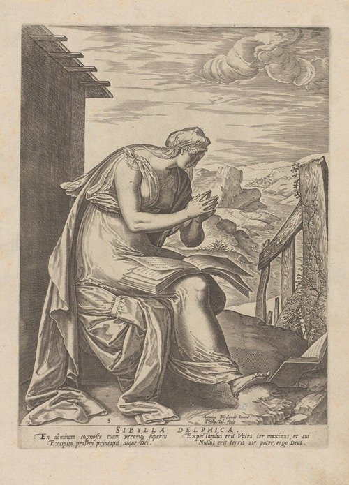 Sibylla Delphica (1575) — Anthonie Blocklandt Van Montfoort