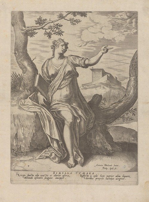 Sibylla Cumaea (1575) — Anthonie Blocklandt Van Montfoort