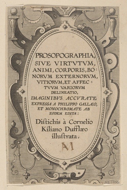 Prosopographia – Title Page (1585-1590)