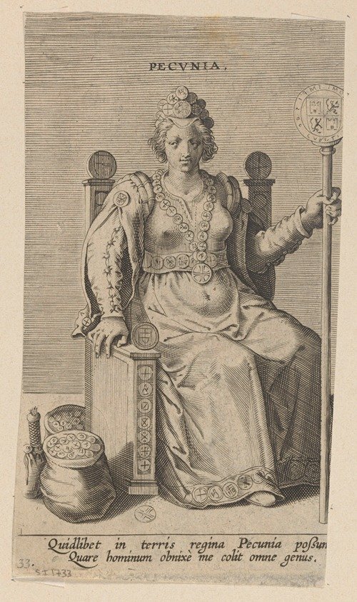 Pecunia (1585-1590)