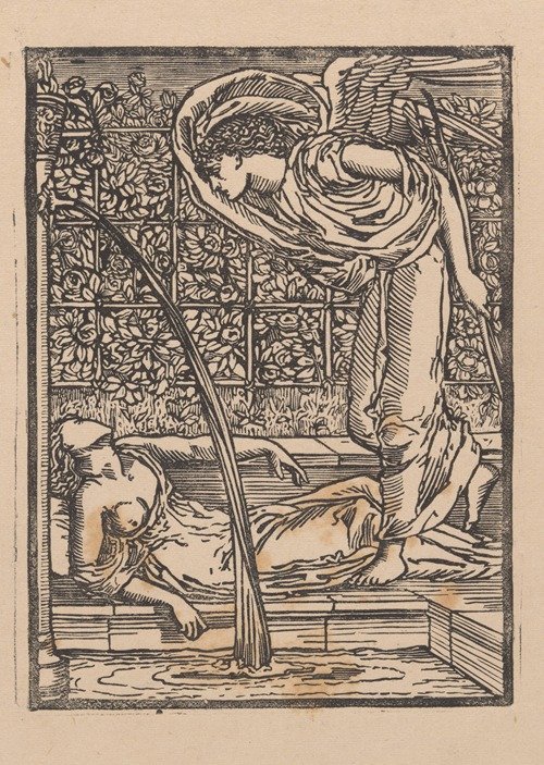 Cupid finding Psyche asleep (1865)