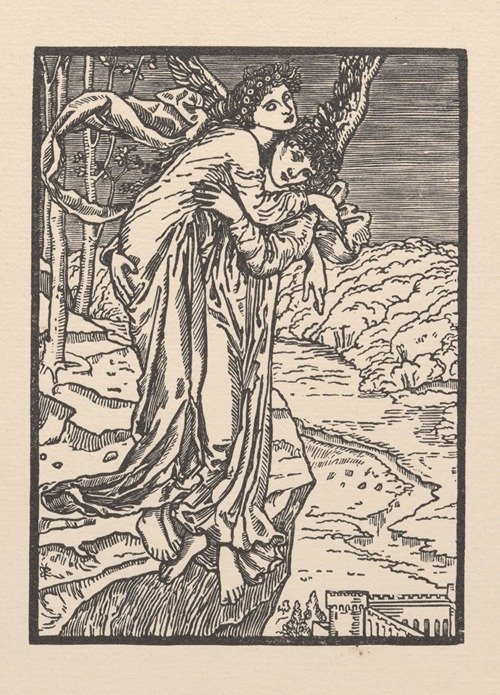 Zephyrus bearing off Psyche (1865)