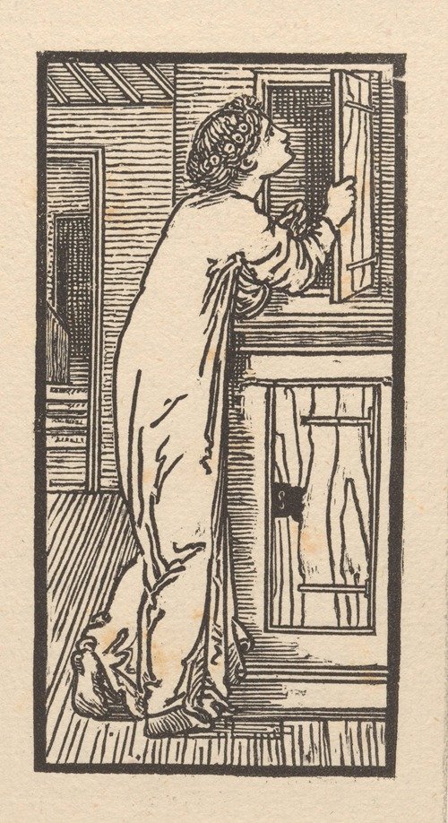 Psyche examining the palace of Cupid (1865)