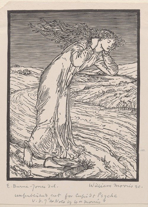Psyche wandering in the wilderness (1865) — Sir Edward Coley Burne-Jones