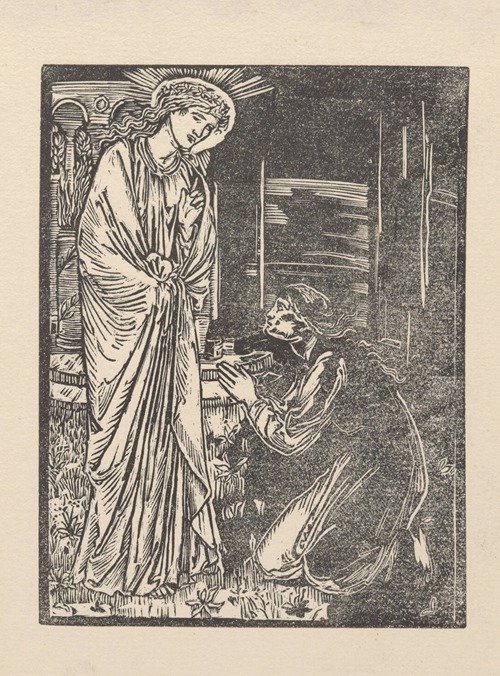 Psyche praying to Juno (1865)