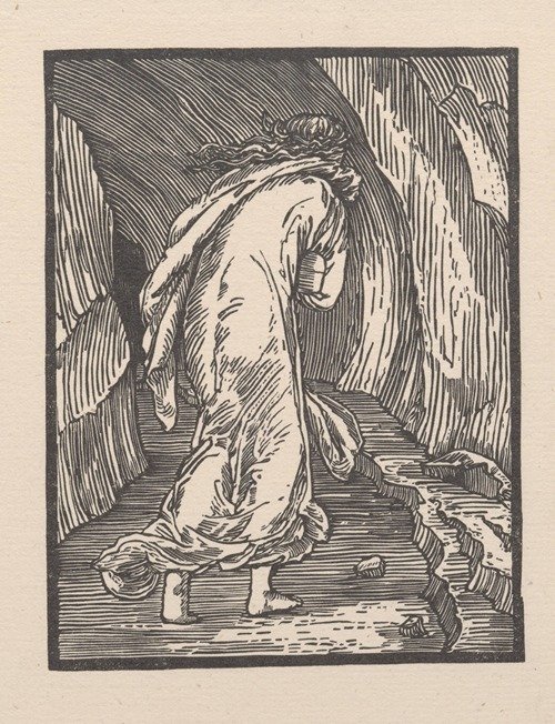 Psyche entering Hades (1865) — Sir Edward Coley Burne-Jones