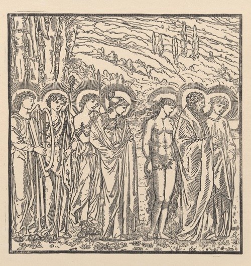 Psyche recieved into Olympus II (1865)