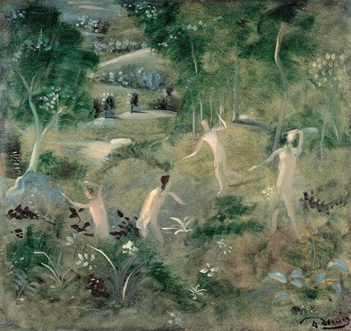 Ebats de nymphes en forêt (circa 1942-1945) — André Derain
