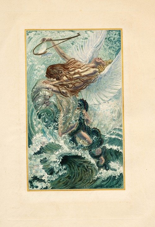 Spleen and Ideal, illustration for ‘The Flowers of Evil’, by Charles Baudelaire