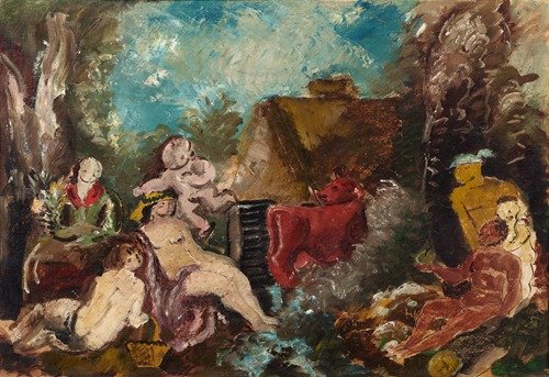 Le Jugement de Pâris entouré de Vénus, de Mercure et d’Amour (circa 1923)