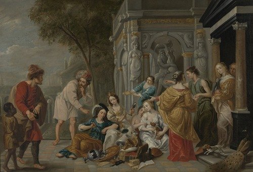 Achilles discovered among the Daughters of Lycomedes (1643)