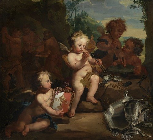 Allegory of the Silversmith’s Trade (1758)